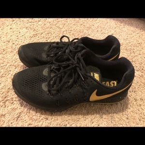 Gold Nike Pegasus size 10